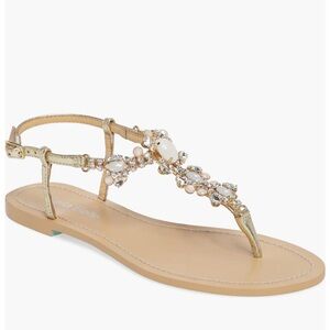 Luna Embellished T-Strap Sandal women’s 
Bella Belle size 6
Wedding event